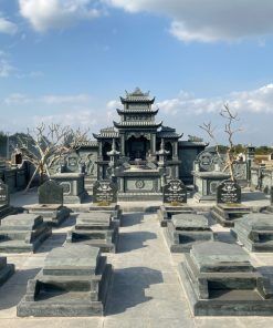 Công trình khu lăng mộ đá xanh rêu CT20 thi công tại Thanh Hoá