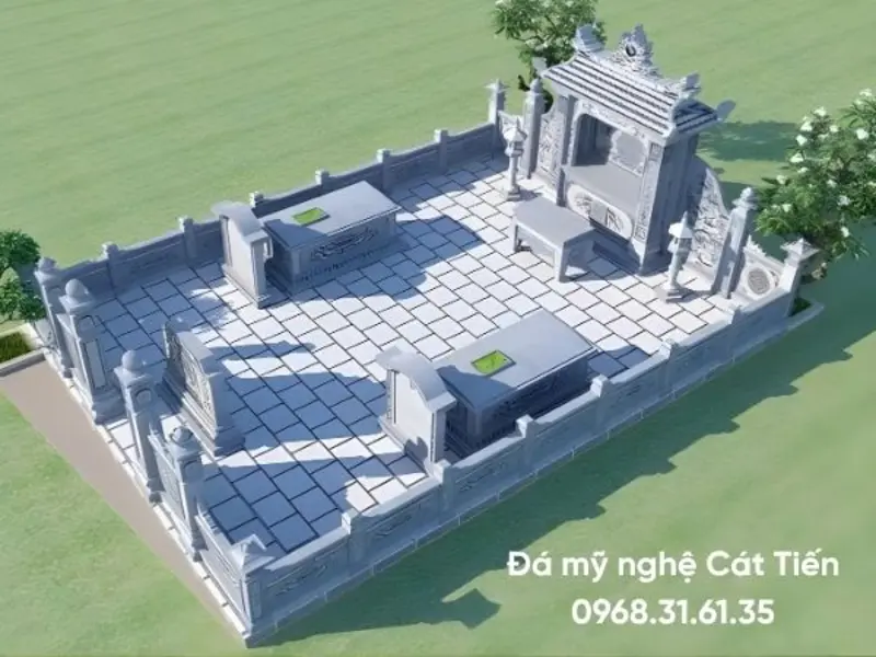 bản vẽ chi tiết khu lăng