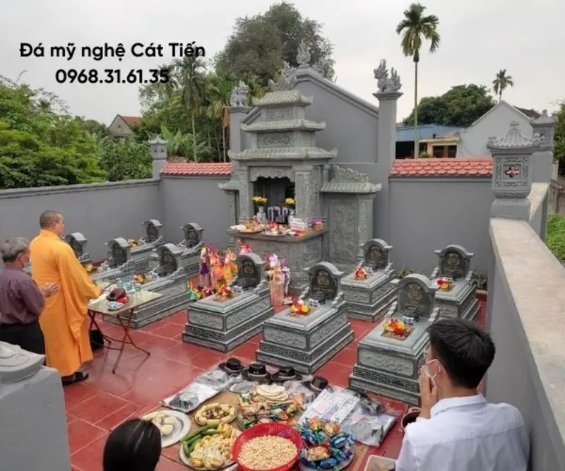 Đá Mỹ Nghệ Cát Tiến đơn vị thi công lăng mộ