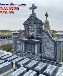 Lăng mộ đá công giáo đẹp MCG 05
