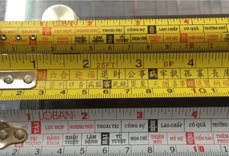 Quy định về kích thước mộ đá tam cấp dựa trên Thước Lỗ Ban