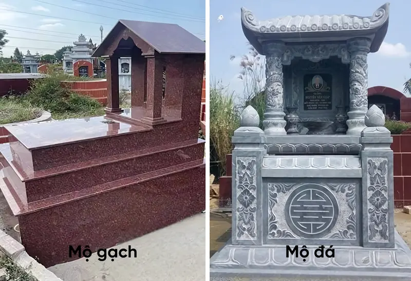 Mộ đá mang tính thẩm mỹ và độ bền vượt trội