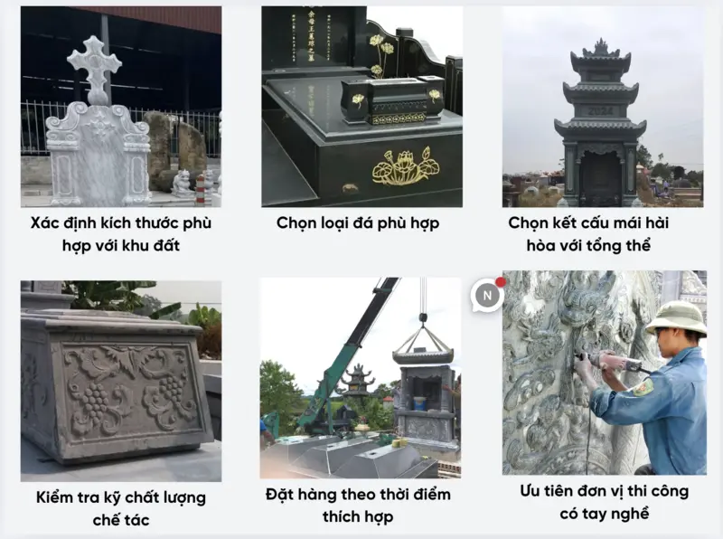 Gia chủ cần cân nhắc kỹ nhiều yếu tố ngay từ giai đoạn chuẩn bị để lựa chọn một lăng mộ đẹp và hợp phong thủy 