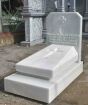 Mẫu mộ công giáo đá hoa cương trắng CT44