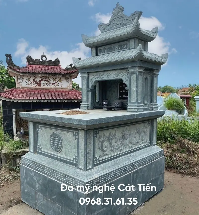 Đã mỹ nghệ Cát Tiến là đơn vị thi công mộ đá hai mái uy tín tại Ninh Bình