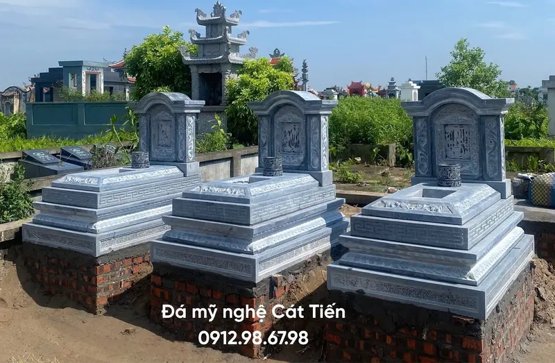 Đá mỹ nghệ Cát Tiến là đơn vị chuyên cung cấp các mẫu mộ đá đẹp, chất lượng với quy mô lớn