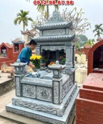 Mẫu mộ đôi đá đẹp MDD 02