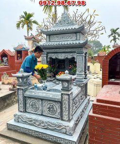 Mẫu mộ đôi đá đẹp MDD 02