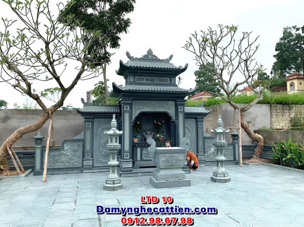 Lầu lăng thờ đá đẹp LTD 10