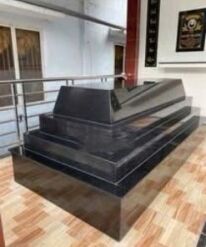 Mộ Đá Hoa Cương Đen trơn CT118