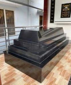 Lăng mộ đá hoa cương Đen trơn CT118