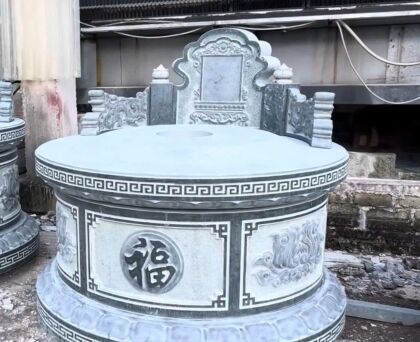mộ tròn đá xanh