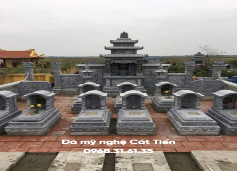  Mẫu khu lăng mộ gia đình mái Tam Sơn