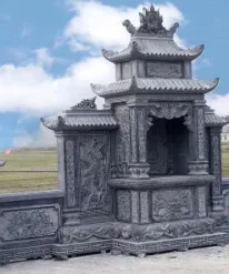 Công trình lăng mộ đá Đá Mỹ Nghệ Cát Tiến chế tác và thi công tại Phú Thọ năm 2025