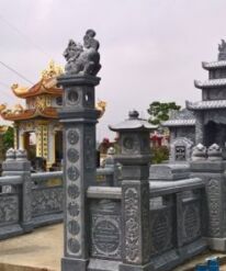 Khu lăng mộ đá xanh đen thi công tại Quảng Bình cũ