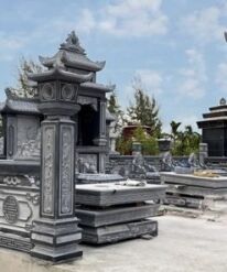 Khu lăng mộ xanh đen Cát Tiến thi công tại Thái Bình cũ