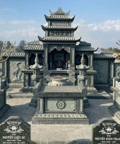 Khu lăng mộ đá xanh rêu thi công tại Thanh Hoá