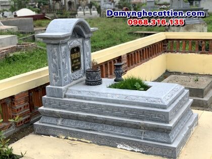 Mộ đá đơn giản đẹp Ninh Bình