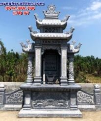 Lăng thờ đá đơn giản đẹp LTD 07