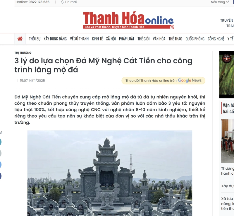 đá mỹ nghệ cát tiến bao thanh hóa