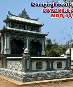 Mẫu mộ đá đôi cho cha mẹ MDD 007