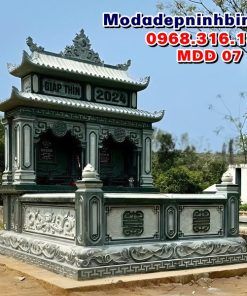 Mẫu mộ đá đôi đẹp cho cha mẹ MDD 07