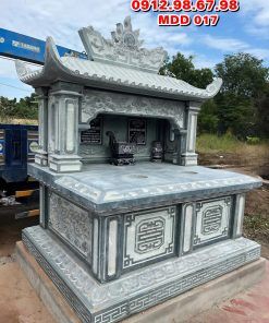 Mộ đá đôi một mái MDD 017